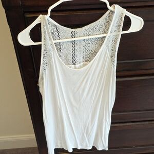 Elegant White Lace Women's Top